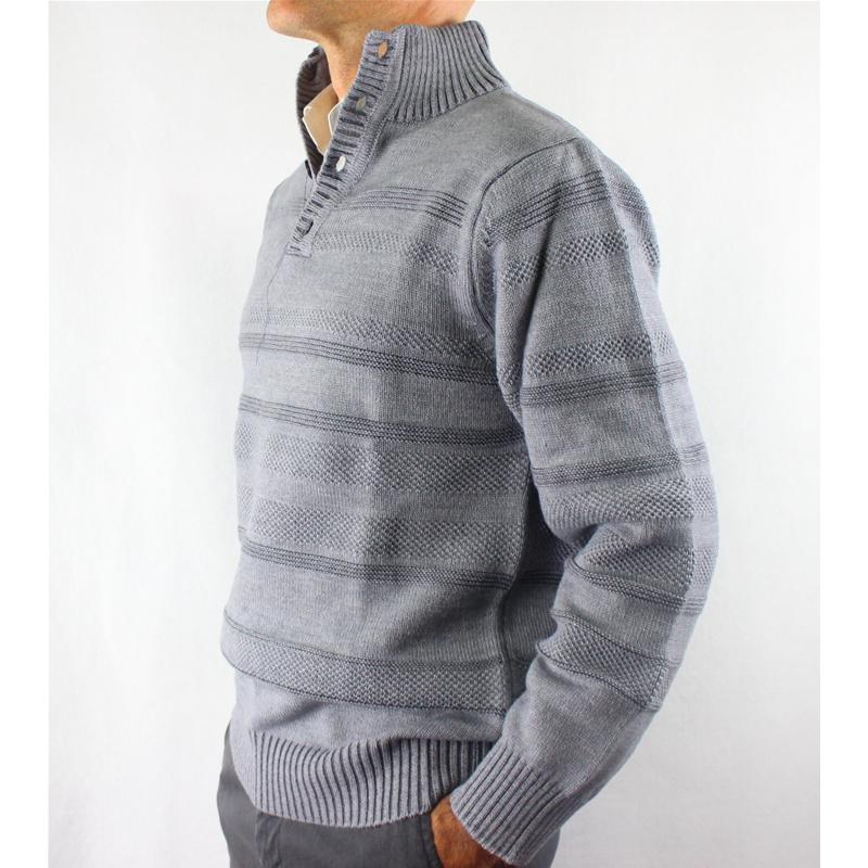 GOLF UOMO MEZZO COLLO 4 BOTTONI LANA MADE IN ITALY LUPETTO 6068
