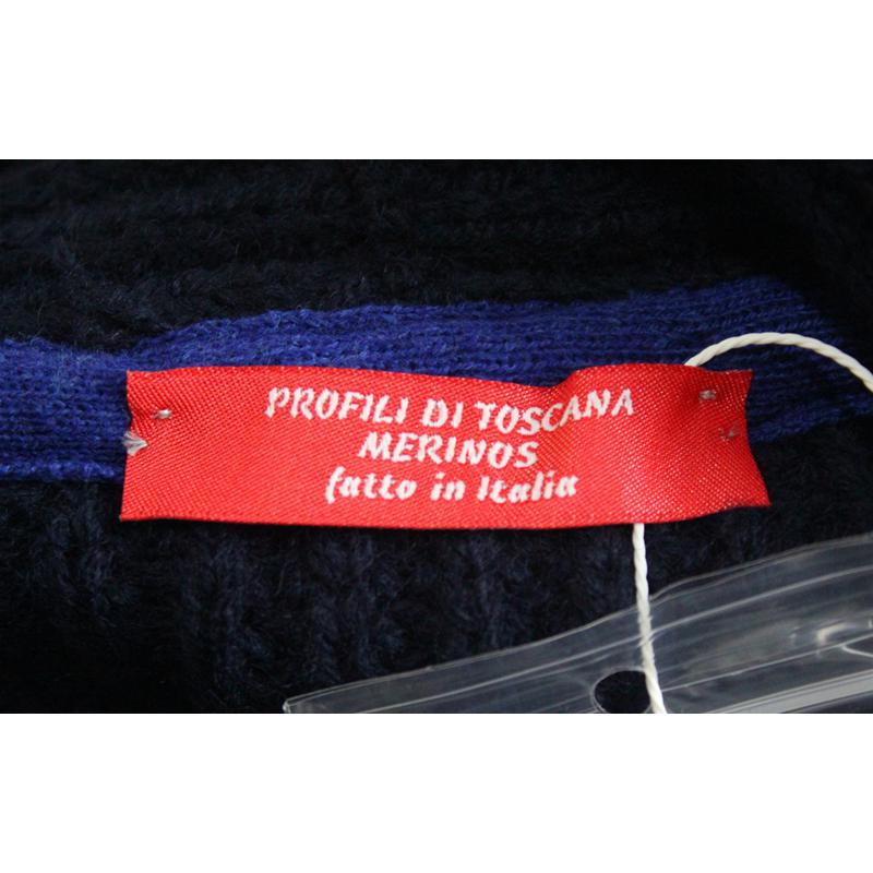 GOLF UOMO MEZZO COLLO 4 BOTTONI LANA MADE IN ITALY LUPETTO 6068
