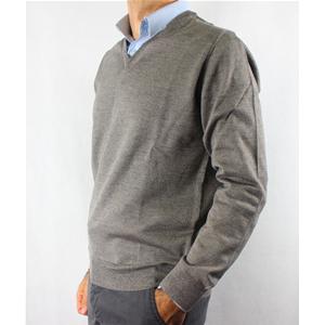 .GOLF UOMO SCOLLO V PULLOVER 80% LANA MERINOS MADE IN ITALY 5 COLORI