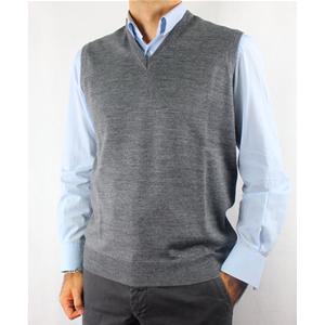 .GILET UOMO UNITO 80% LANA MERINOS MADE IN ITALY M-3XL 5 COLORI
