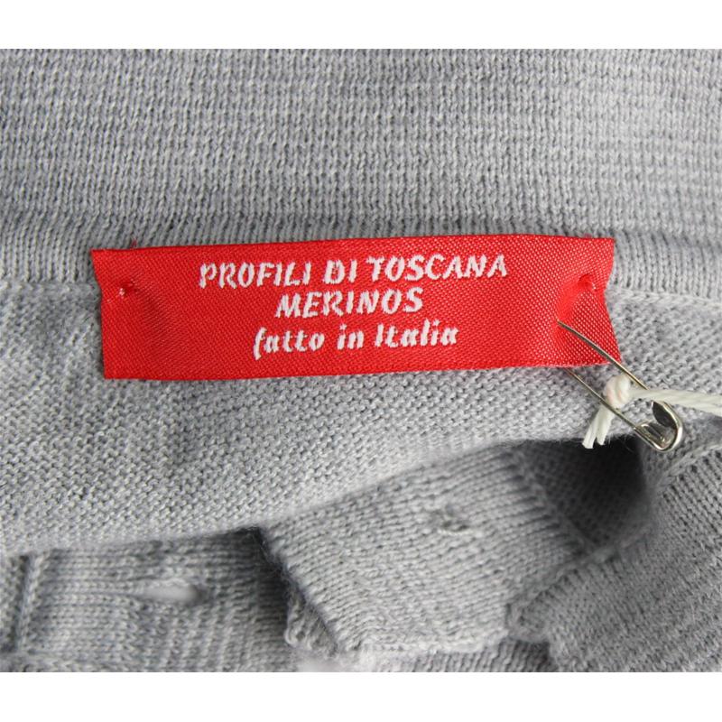 .MAGLIA POLO DONNA 3 BOTTONI.LANA MERINOS 80% MADE IN ITALY S-M-L-XL-XXL PERLA