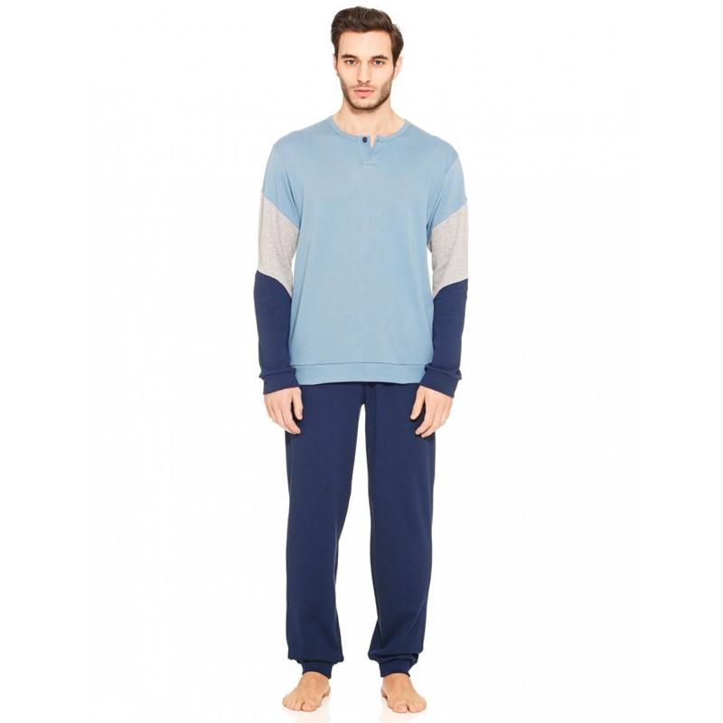 PIGIAMA UOMO RAGNO CALDO COTONE INTERLOCK 46-56 N26281