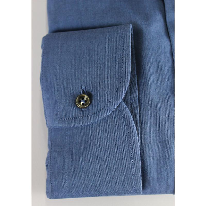 CAMICIA UOMO CALIBRATA 100% COTONE COLLO TG 50-51-52-53-54 PHILO VANCE 2 COLORI