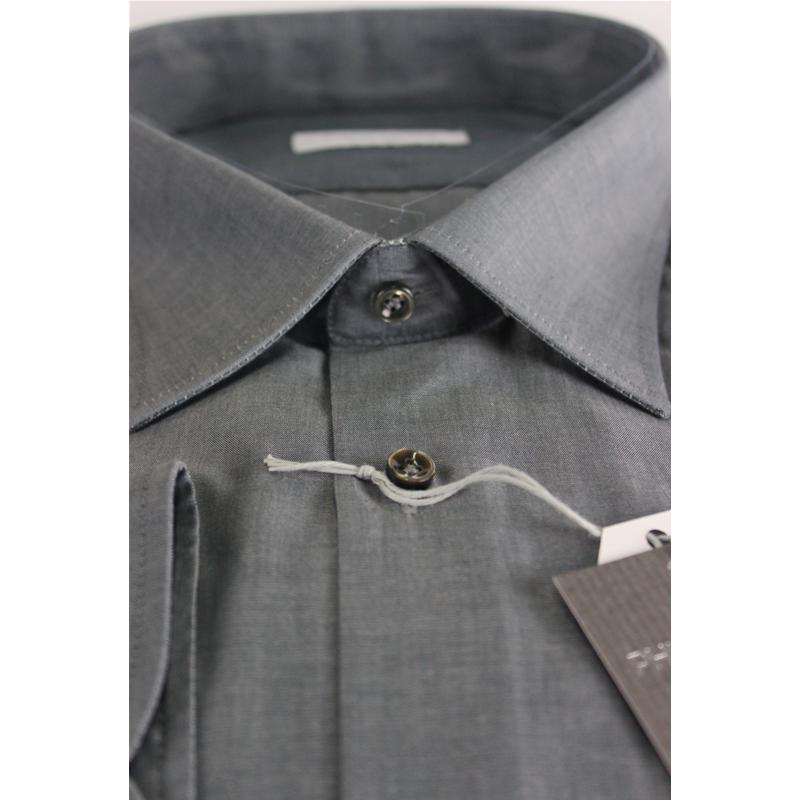 CAMICIA UOMO CALIBRATA 100% COTONE COLLO TG 50-51-52-53-54 PHILO VANCE 2 COLORI