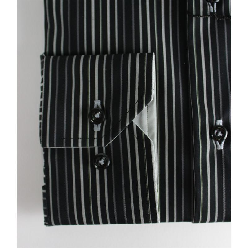 CAMICIA UOMO 100% COTONE LAVORAZIONE ARTIGIANALE MADE IN ITALY 39-46 REGULAR RIGHE