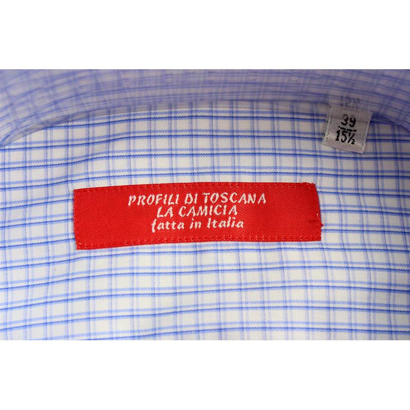 CAMICIA UOMO 100% COTONE LAVORAZIONE ARTIGIANALE MADE IN ITALY 39-46 REGULAR QUADRI