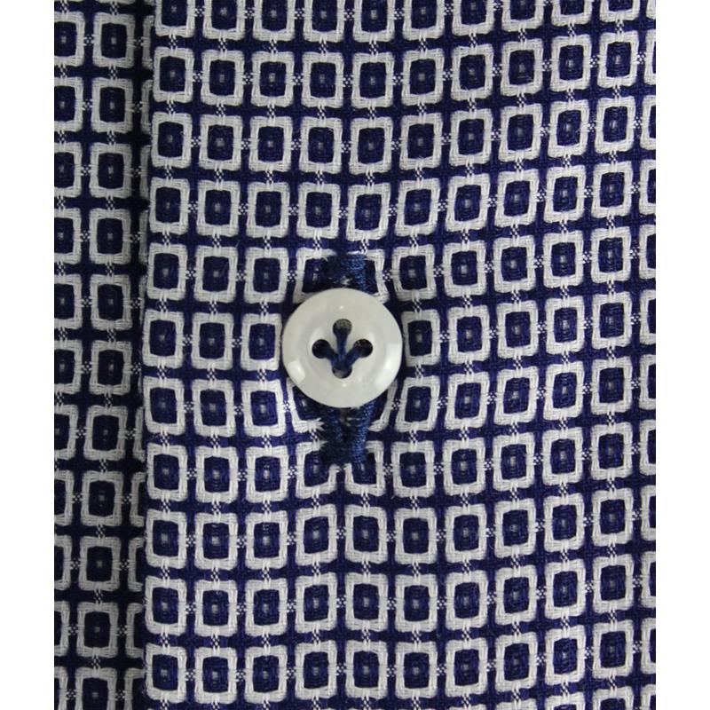CAMICIA UOMO 100% COTONE LAVORAZIONE ARTIGIANALE MADE IN ITALY 39-46 REGULAR FANTASIA