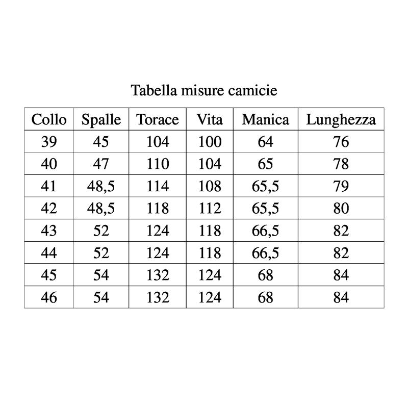 CAMICIA UOMO 100% COTONE LAVORAZIONE ARTIGIANALE MADE IN ITALY 39-46 REGULAR FANTASIA