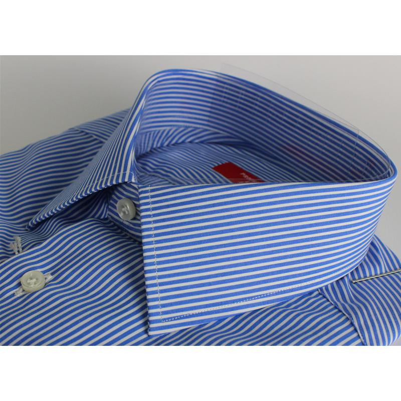CAMICIA UOMO 100% COTONE LAVORAZIONE ARTIGIANALE MADE IN ITALY 39-50 REGULAR RIGHE