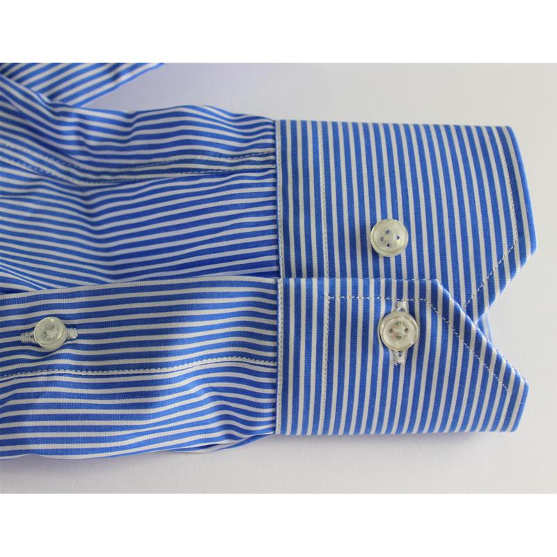 CAMICIA UOMO 100% COTONE LAVORAZIONE ARTIGIANALE MADE IN ITALY 39-50 REGULAR RIGHE