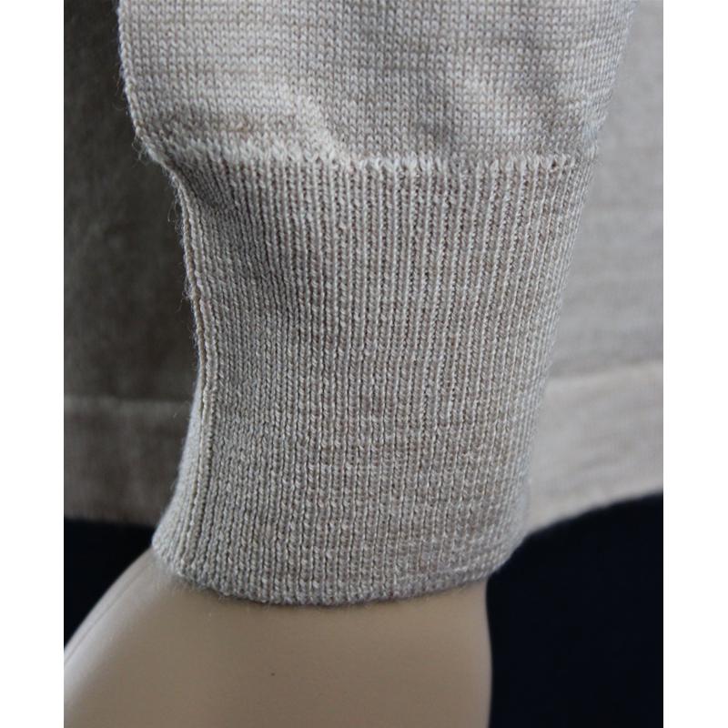 .MAGLIA POLO DONNA 3 BOTTONI.LANA MERINOS 80% MADE IN ITALY S-M-L-XL-XXL SABBIA