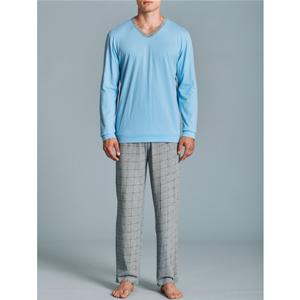 .PIGIAMA UOMO RAGNO COTONE SCOLLO V ART.U089N2