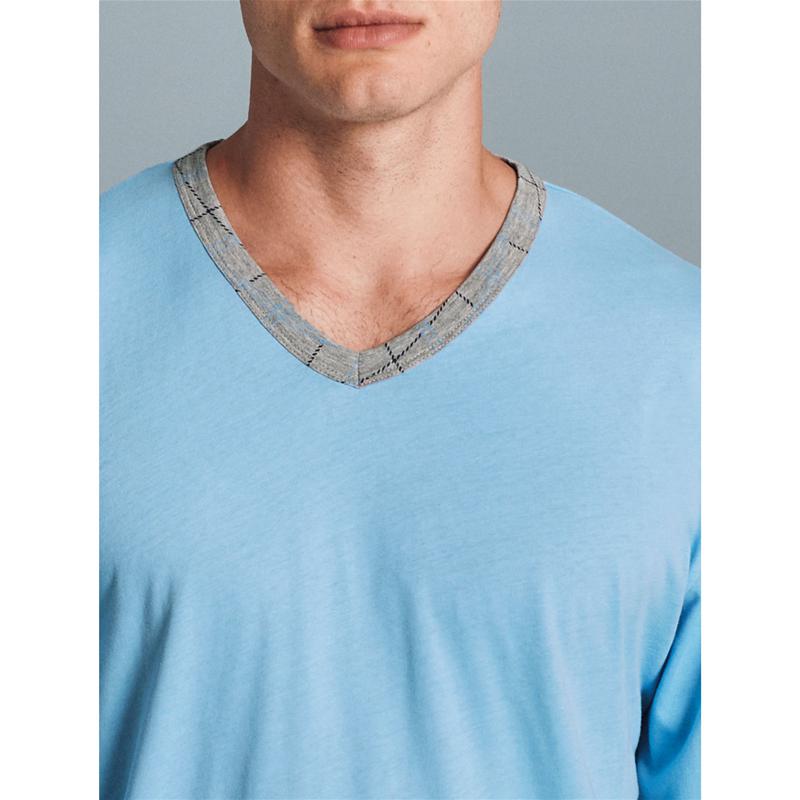 .PIGIAMA UOMO RAGNO COTONE SCOLLO V ART.U089N2