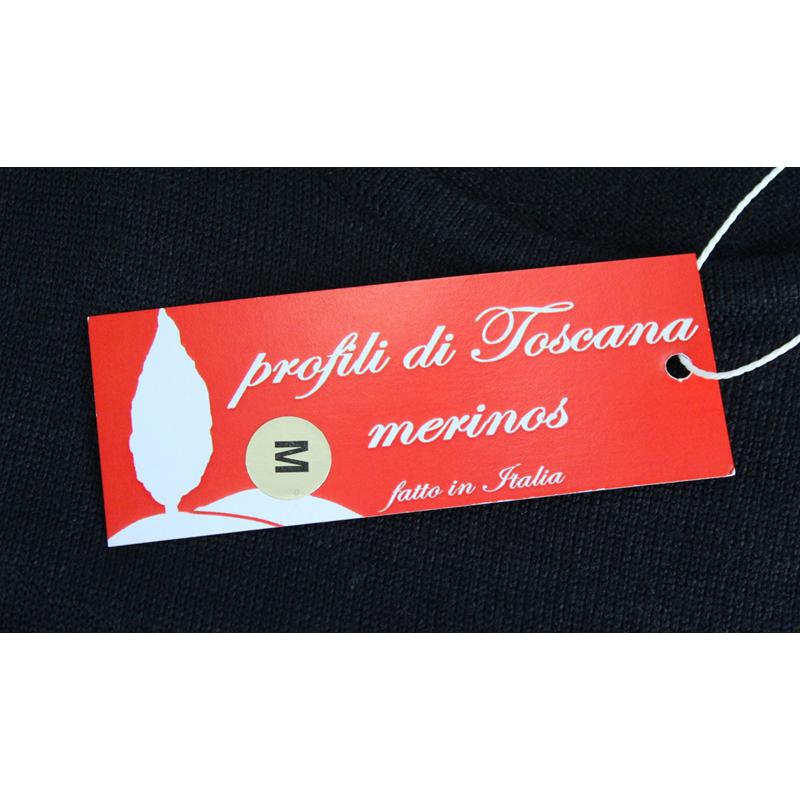 MAGLIA DONNA PARICOLLO.LANA MERINOS 80% MADE IN ITALY S-M-L-XL-XXL NERO