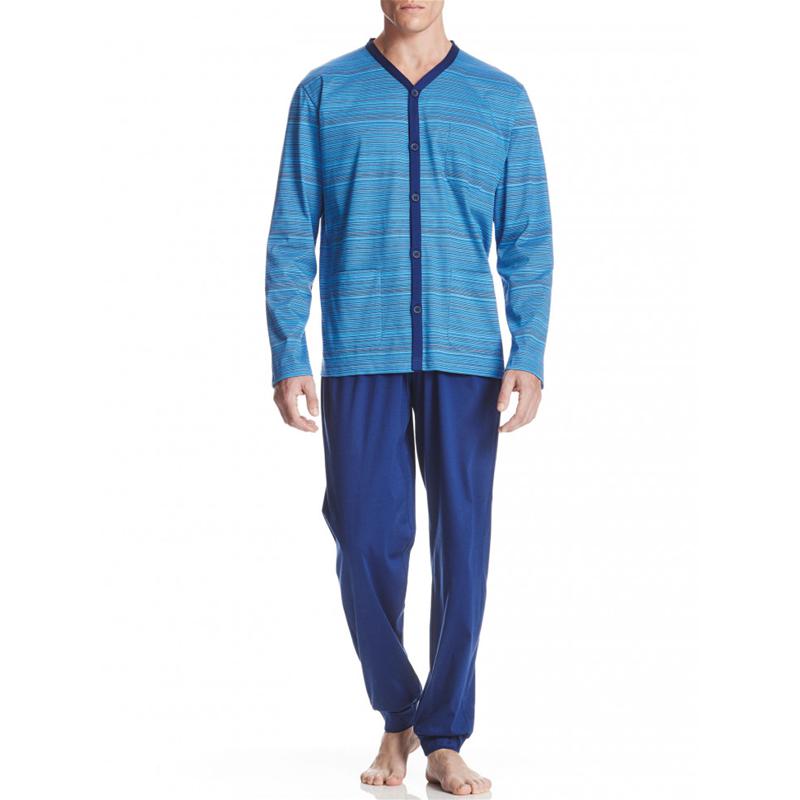 .PIGIAMA UOMO RAGNO APERTO COTONE MERCERIZZATO ART.U132N6 FILO DI SCOZIA