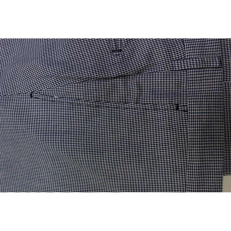 PANTALONE UOMO CLASSICO COTONE A QUADRETTI MADE IN ITALY