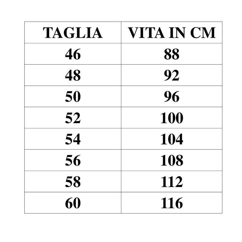 PANTALONE UOMO CLASSICO MADE IN ITALY COTONE ELASTICIZZATO ANCHE TAGLIE FORTI