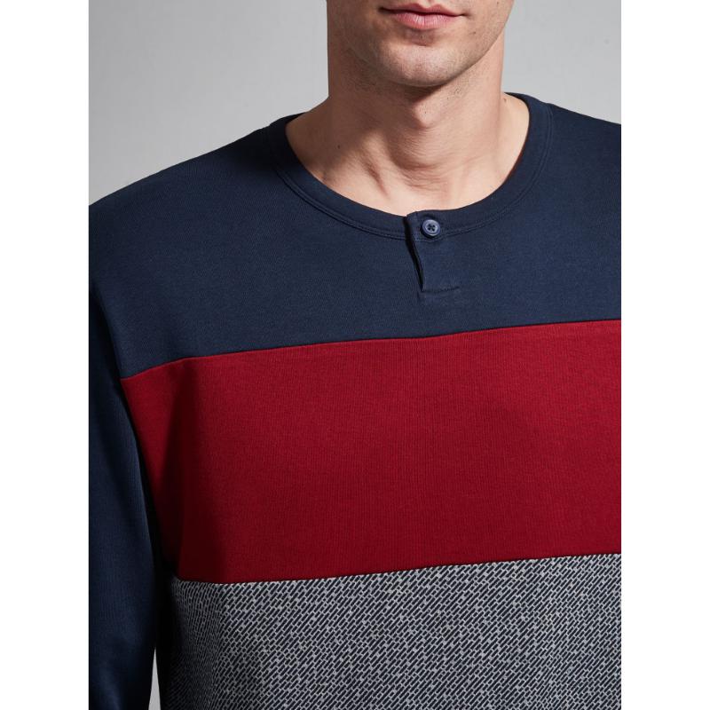 PIGIAMA UOMO RAGNO CALDO COTONE INTERLOCK TG.46-56 ART.U152N1