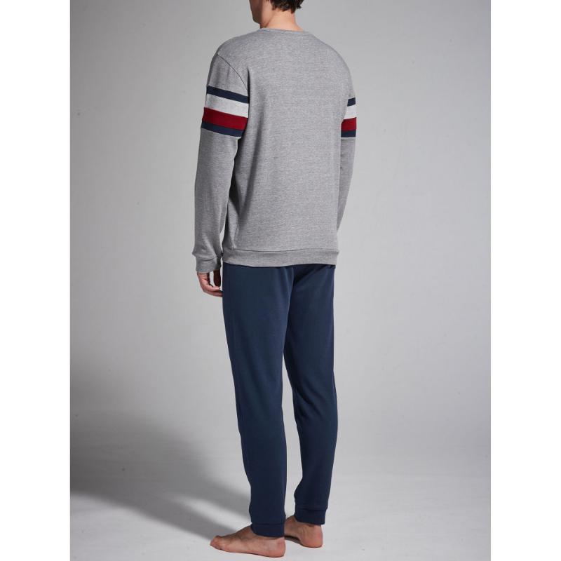 PIGIAMA UOMO RAGNO CALDO COTONE INTERLOCK TG.46-56 ART.U153NQ