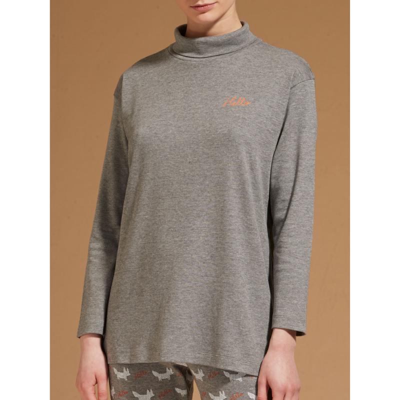 .PIGIAMA DONNA RAGNO CALDO COTONE D529N3