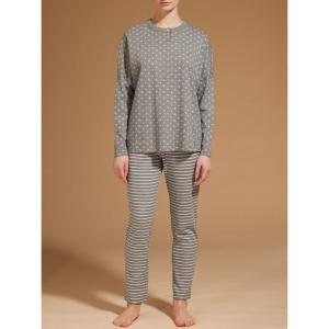 .PIGIAMA DONNA RAGNO CALDO COTONE D530NQ