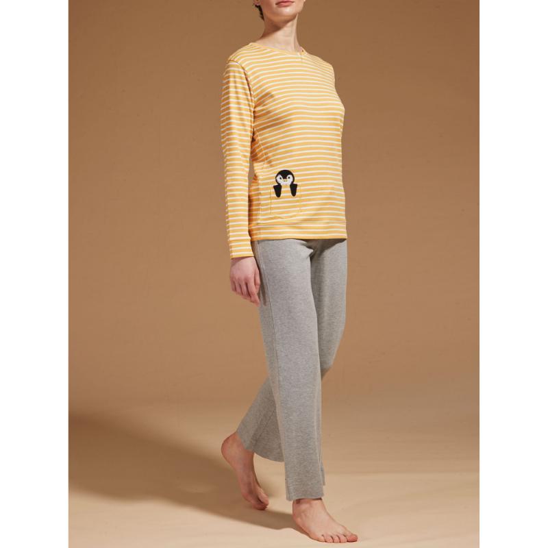 PIGIAMA DONNA RAGNO CALDO COTONE D523NQ