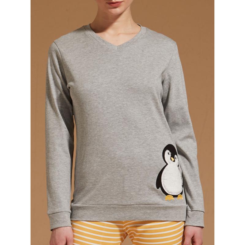 PIGIAMA DONNA RAGNO CALDO COTONE D521N2