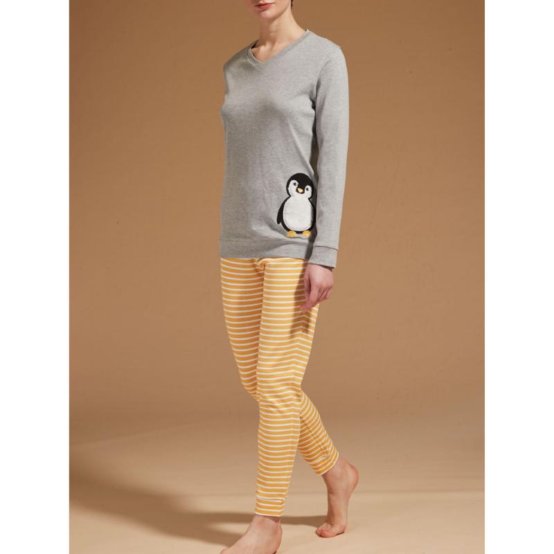 PIGIAMA DONNA RAGNO CALDO COTONE D521N2