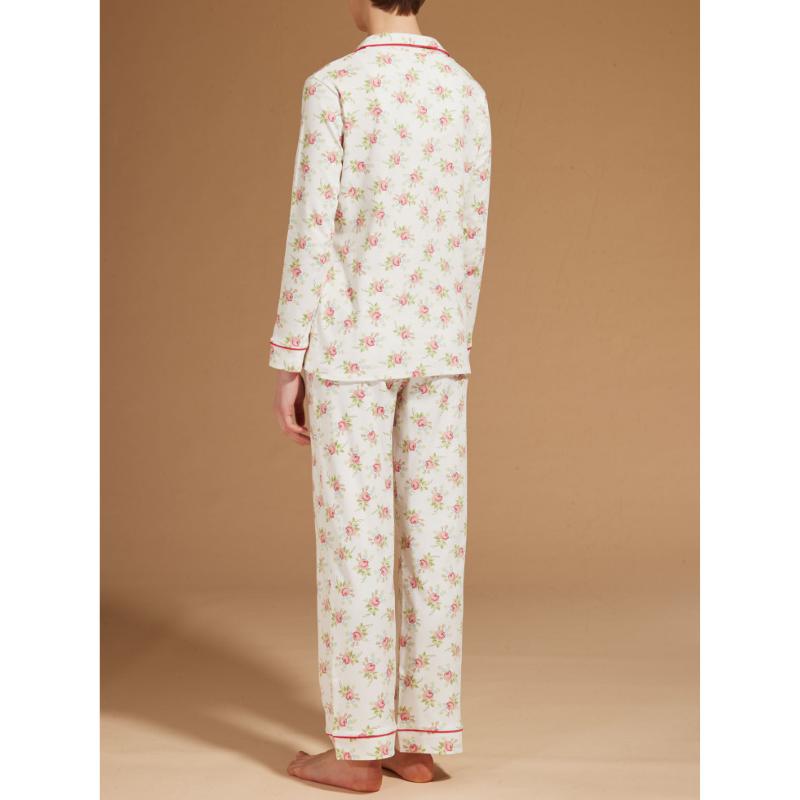 PIGIAMA DONNA RAGNO CALDO COTONE APERTO D525N7