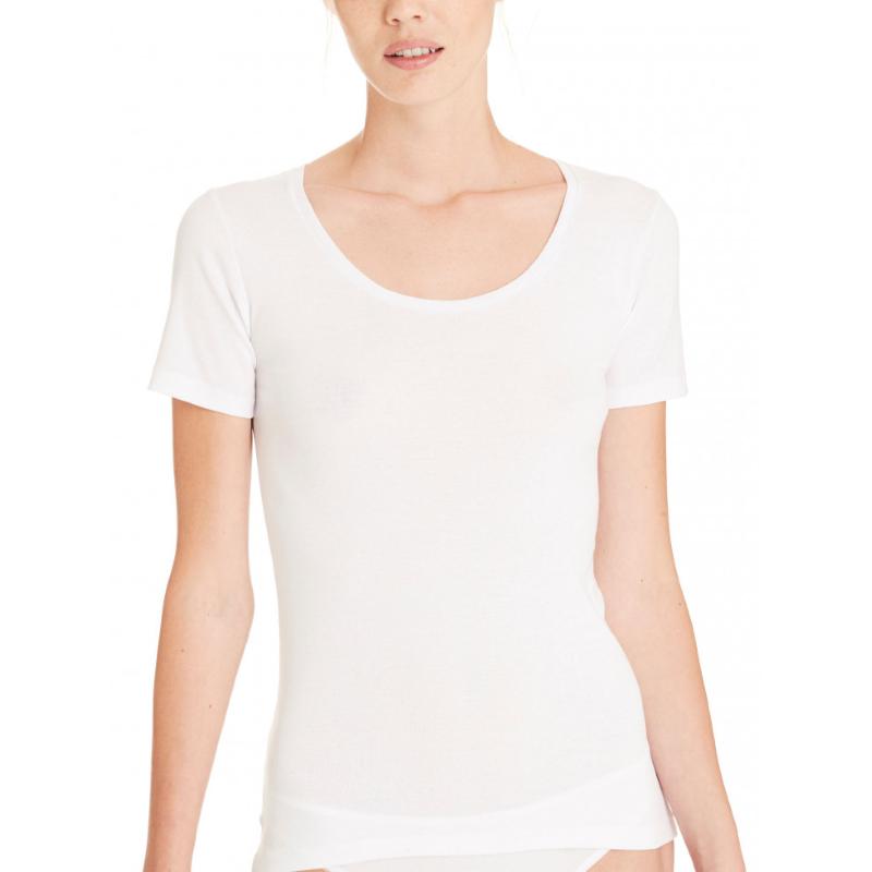 MAGLIA DONNA RAGNO COTONE MANICA CORTA BIOCOTTON ART.711317