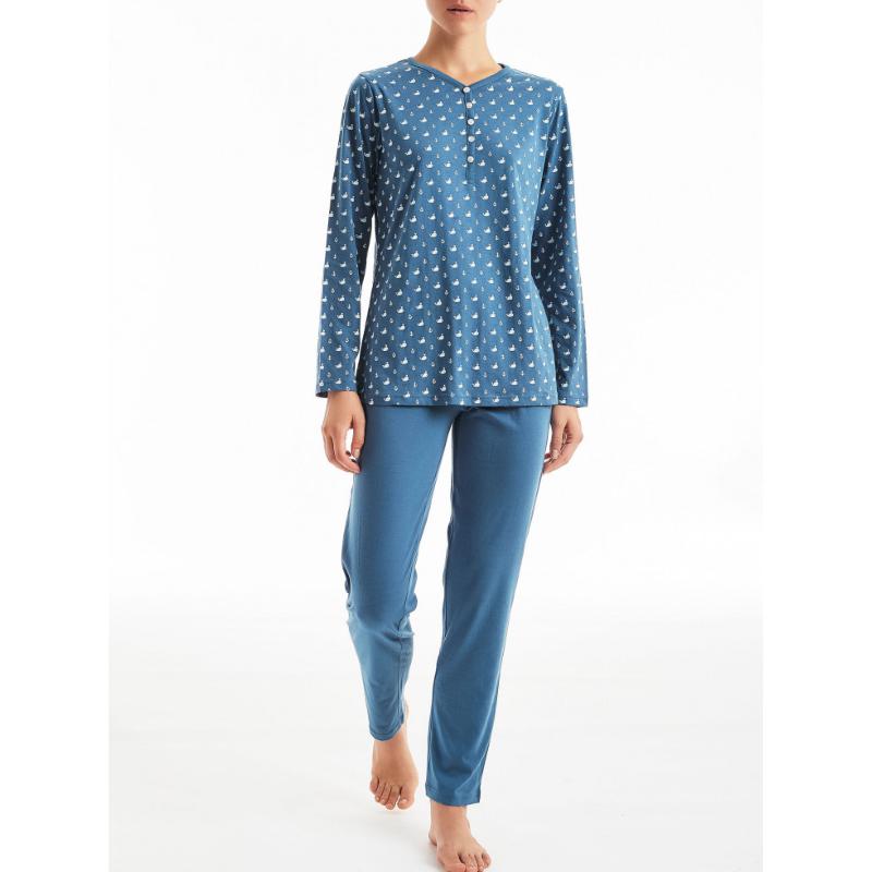 PIGIAMA DONNA RAGNO COTONE D880N1