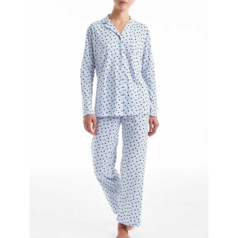 PIGIAMA DONNA RAGNO COTONE APERTO D874N7
