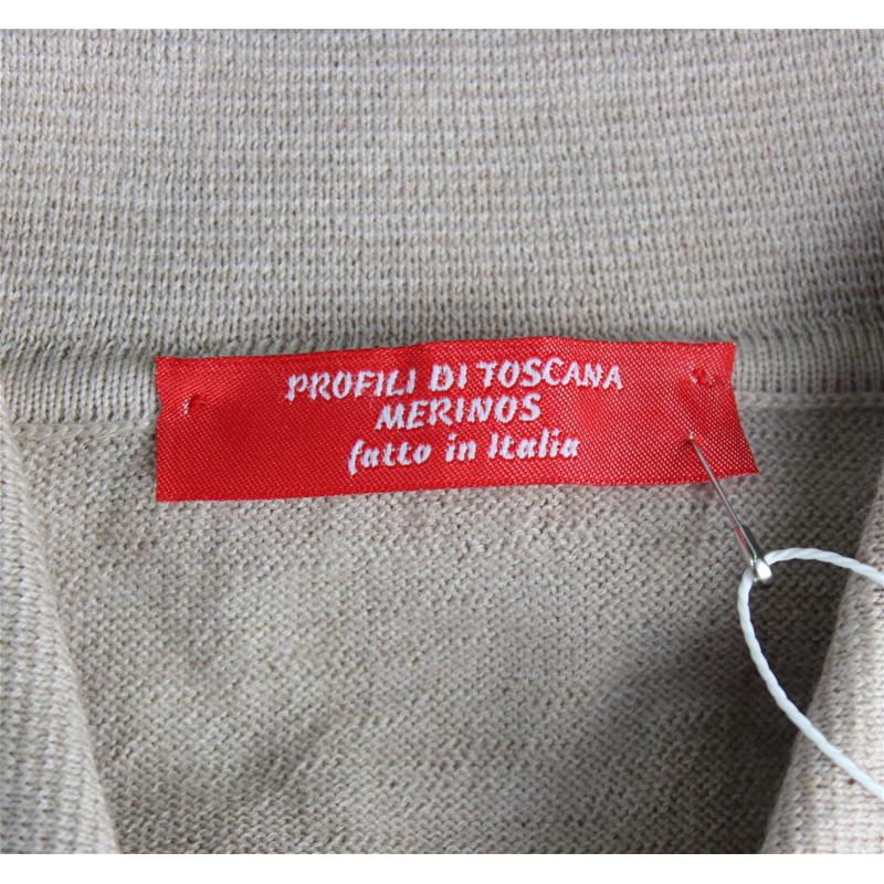 MAGLIA DONNA CICLISTA.MADE IN ITALY.LANA MERINOS 80% M-L-XL-XXL DOLCEVITA BEIGE