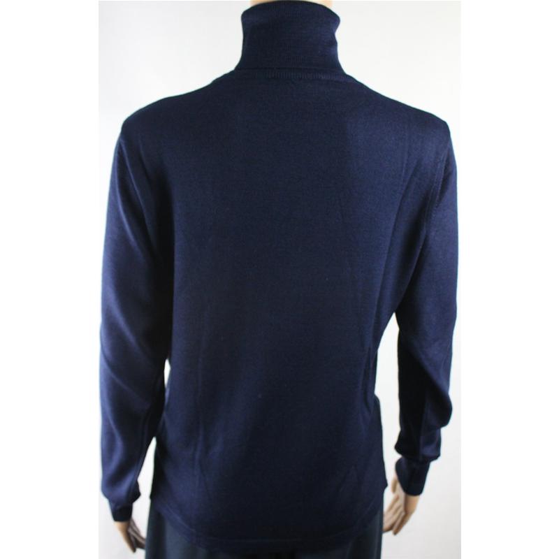 MAGLIA DONNA CICLISTA.MADE IN ITALY.LANA MERINOS 80% M-L-XL-XXL DOLCEVITA BLU