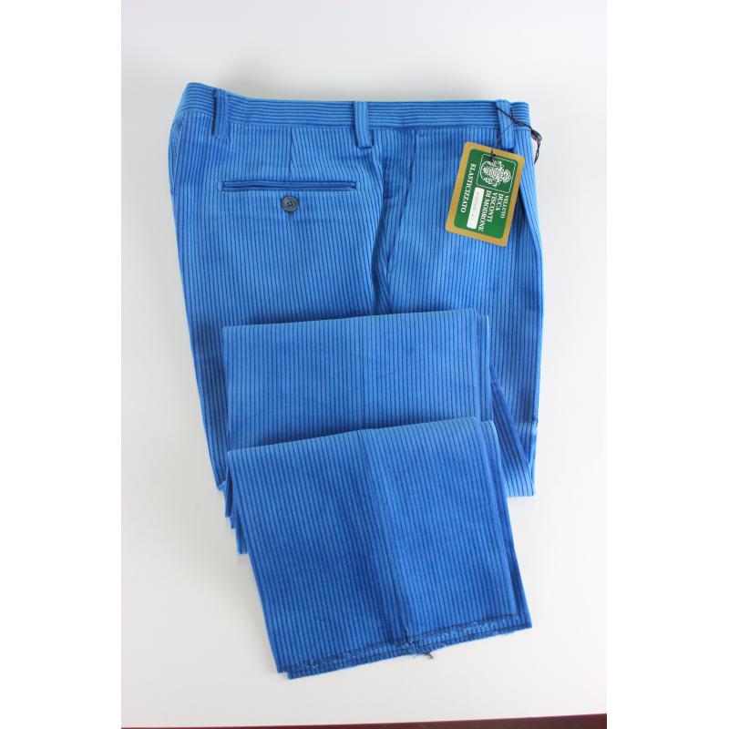 .PANTALONE VELLUTO VISCONTI DI MODRONE ELASTICIZZATO MADE IN ITALY FINO ALLA TG.75