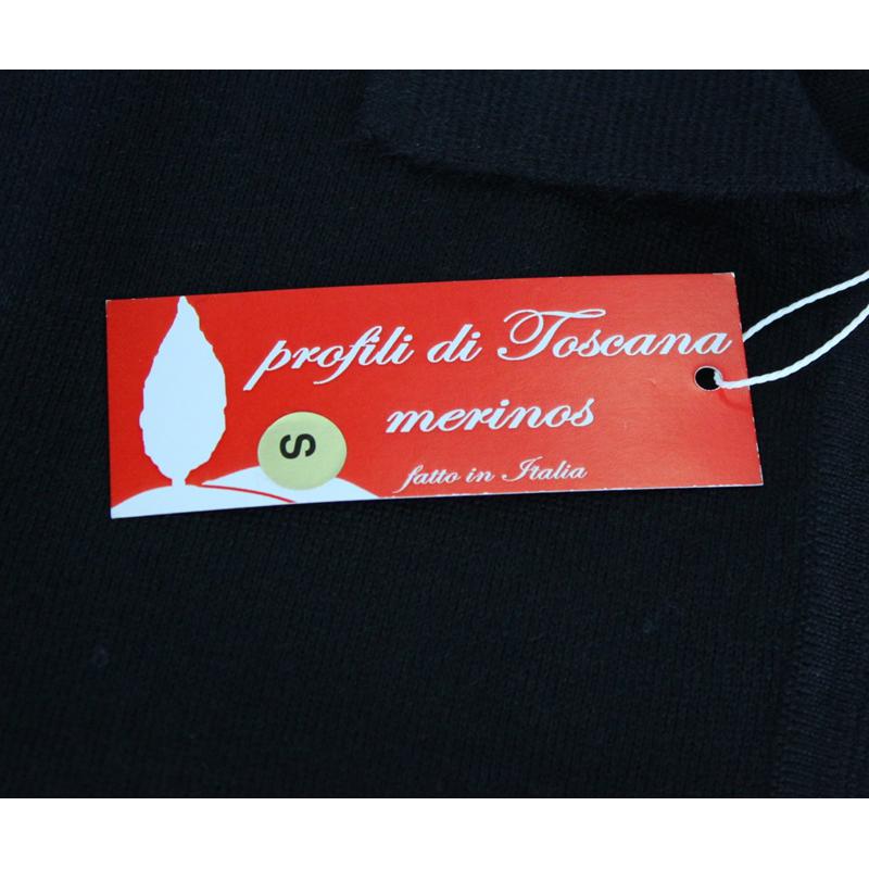 MAGLIA DONNA CICLISTA.MADE IN ITALY.LANA MERINOS 80% M-L-XL-XXL DOLCEVITA NERO