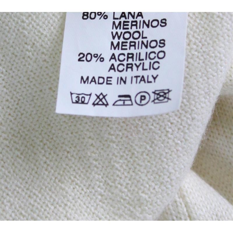 MAGLIA DONNA CICLISTA.MADE IN ITALY.LANA MERINOS 80% M-L-XL-XXL DOLCEVITA PANNA