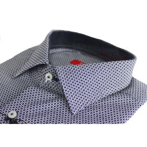 CAMICIA UOMO 100% COTONE LAVORAZIONE ARTIGIANALE MADE IN ITALY 39-46 REGULAR FANTASIA