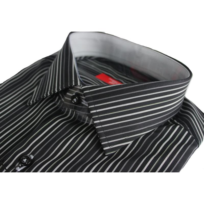 CAMICIA UOMO 100% COTONE LAVORAZIONE ARTIGIANALE MADE IN ITALY 39-46 REGULAR RIGHE