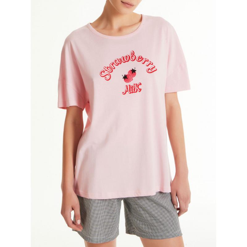 PIGIAMA DONNA RAGNO COTONE D870NB