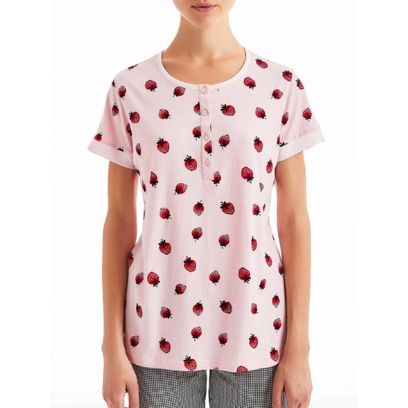 PIGIAMA DONNA RAGNO COTONE D871N8