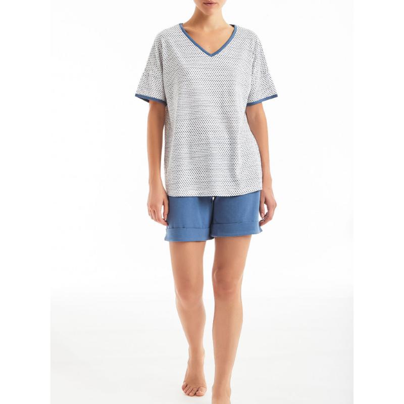 PIGIAMA DONNA RAGNO COTONE D881NE