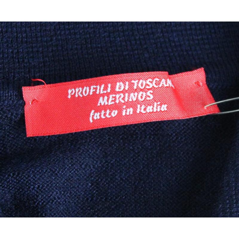 .MAGLIA UOMO POLO 3 BOTTONI.LANA MERINOS 80%.MADE IN ITALY M-3XL BLU