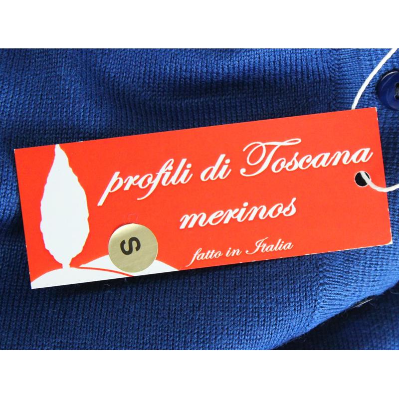 MAGLIA UOMO POLO 3 BOTTONI.LANA MERINOS 80%.MADE IN ITALY M-3XL PAVONE