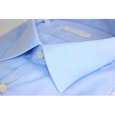 CAMICIA UOMO CALIBRATA 100% COTONE COLLO TG 50-51-52-53-54 PHILO VANCE QUADRI