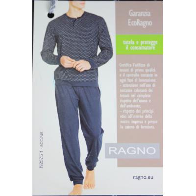 RAGNO PIGIAMA UOMO LUNGO IN PURO COTONE SERAFINO 25751