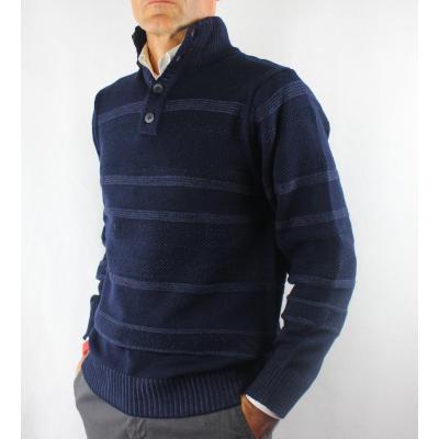 GOLF UOMO MEZZO COLLO 4 BOTTONI LANA MADE IN ITALY LUPETTO 6068