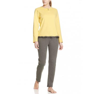 PIGIAMA DONNA RAGNO CALDO COTONE D068N1