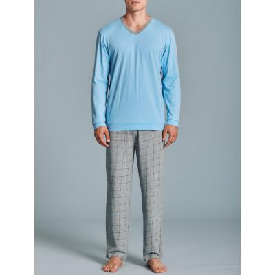 .PIGIAMA UOMO RAGNO COTONE SCOLLO V ART.U089N2