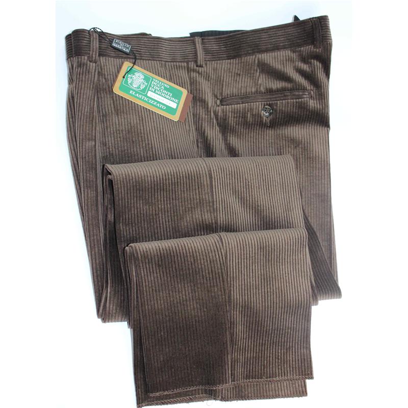 .PANTALONE VELLUTO VISCONTI DI MODRONE ELASTICIZZATO MADE IN ITALY FINO ALLA TG.75